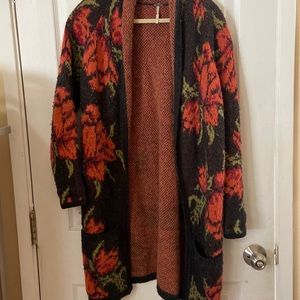 Free people rose cardigan